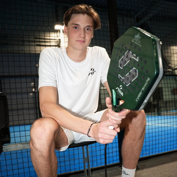 Stiga Padel Racket 18K X Hard Adam Edition Cybershape
