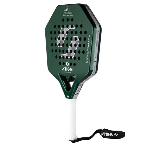 Stiga Padel Racket 18K X Hard Adam Edition Cybershape