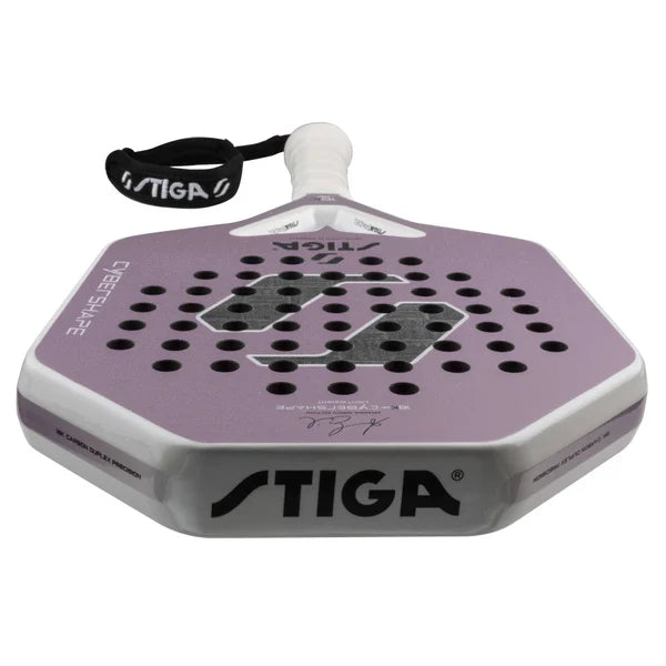 Stiga Padel Racket 18K LW Amanda Edition Cybershape