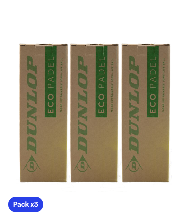 Dunlop Eco Padel Balls (Pack x3)