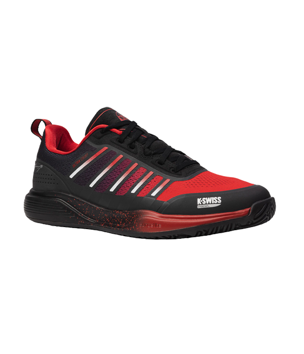K-Swiss Ultra Court Padel Black/Red 2025 Sanyo Shoes