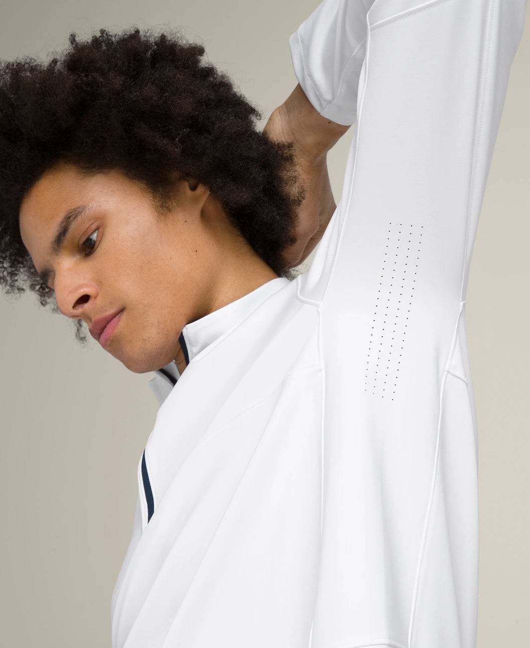 Wilson Sudadera Elevate Performance Half Zip Blanco