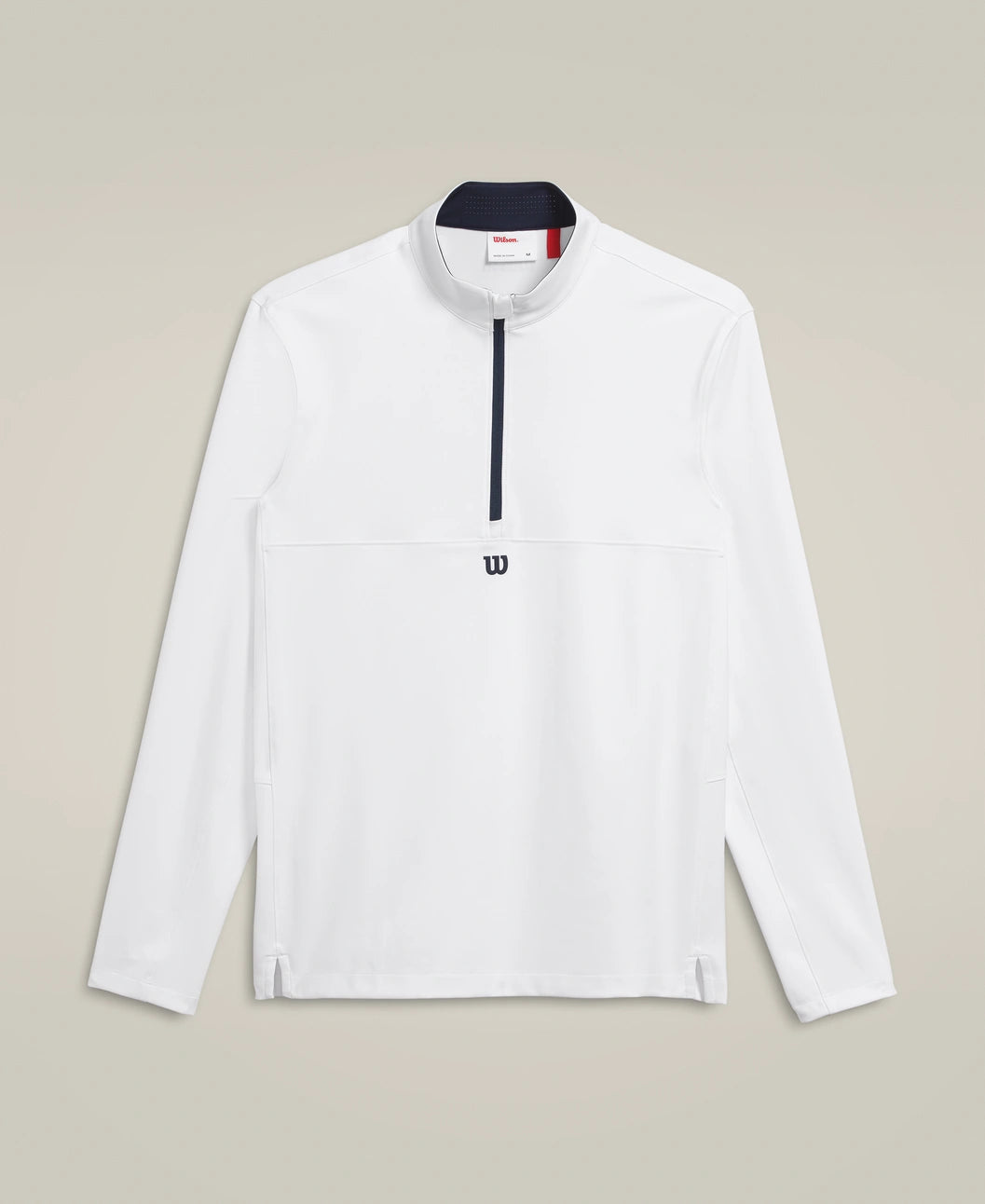 Wilson Sudadera Elevate Performance Half Zip Blanco