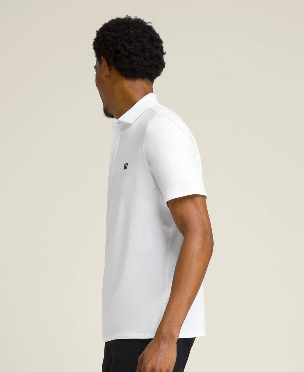 Wilson M League Polo Bright White