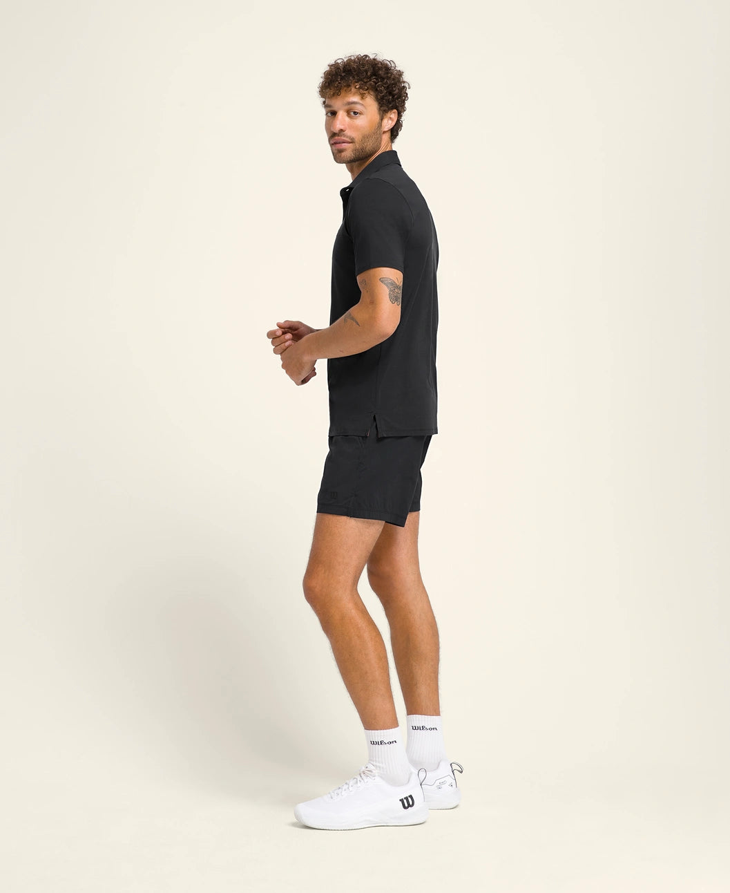 Wilson M League Polo Black