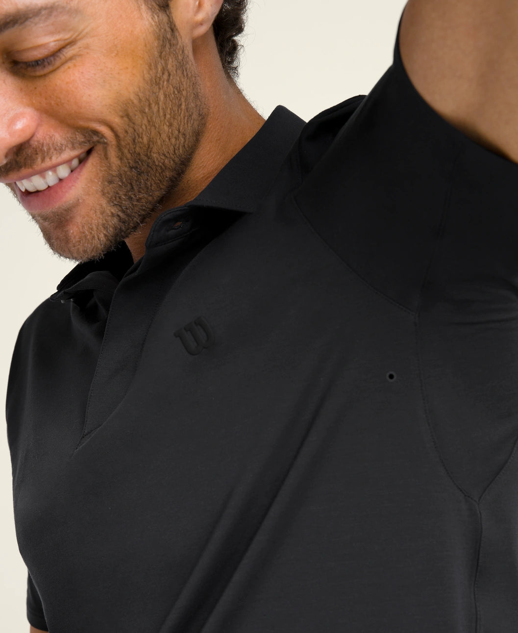 Wilson M League Polo Black