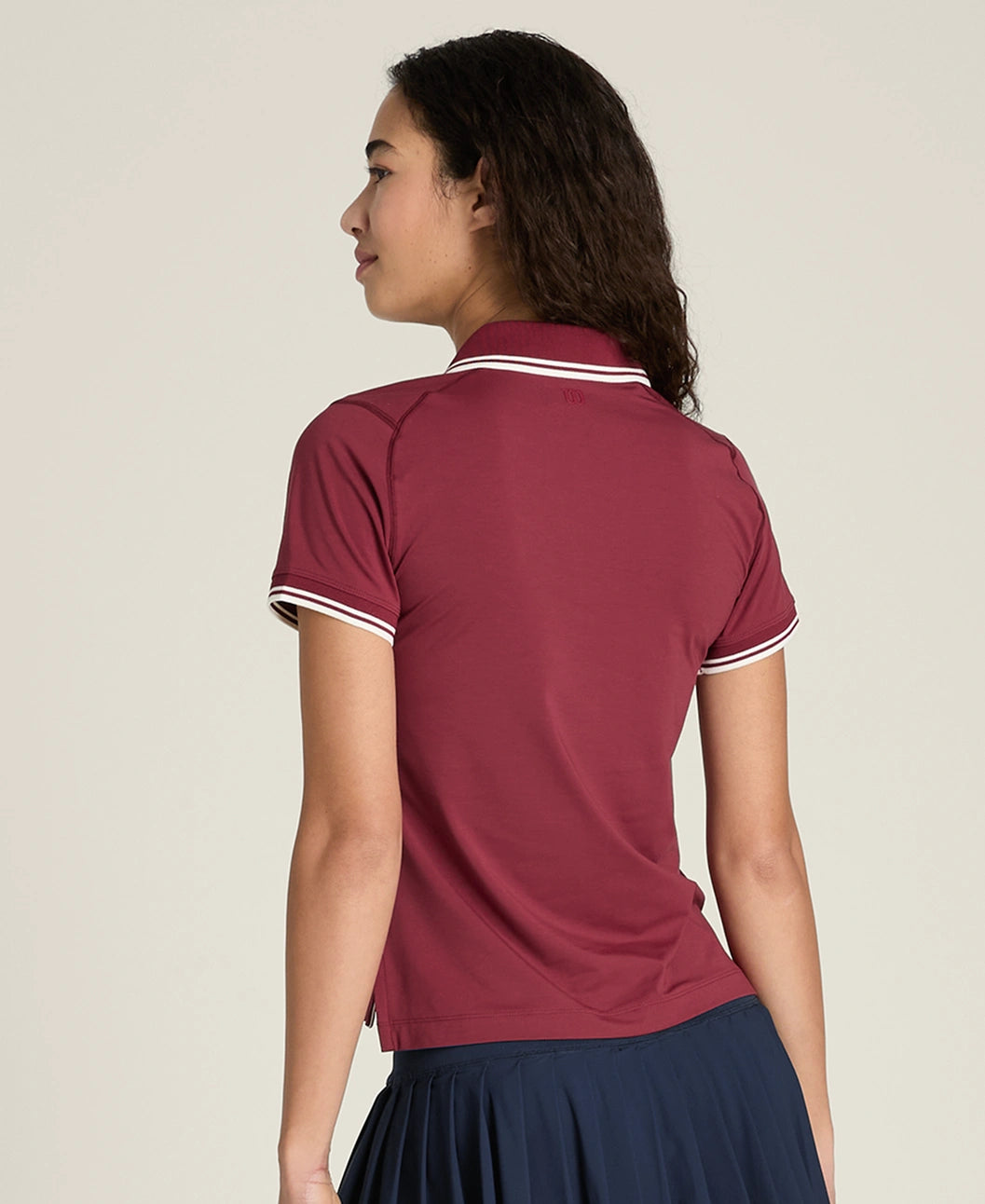 Wilson W Club Polo Cranberry