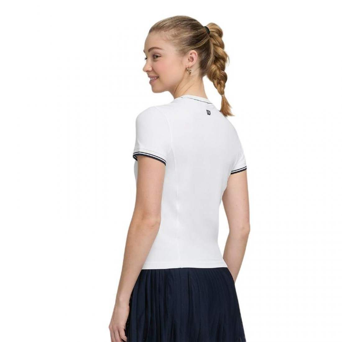 Camiseta Wilson Team Seamless Blanco Mujer