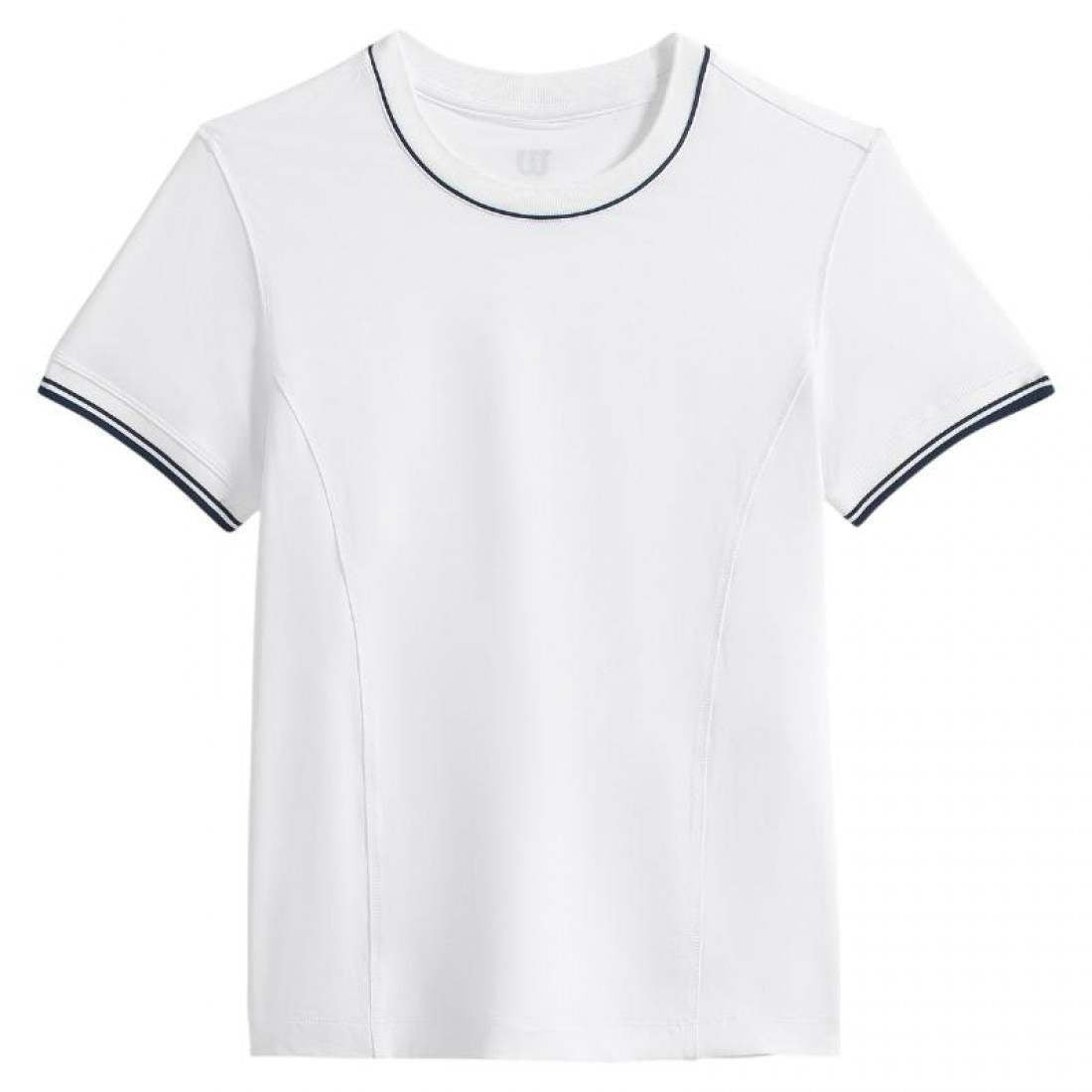 Camiseta Wilson Team Seamless Blanco Mujer