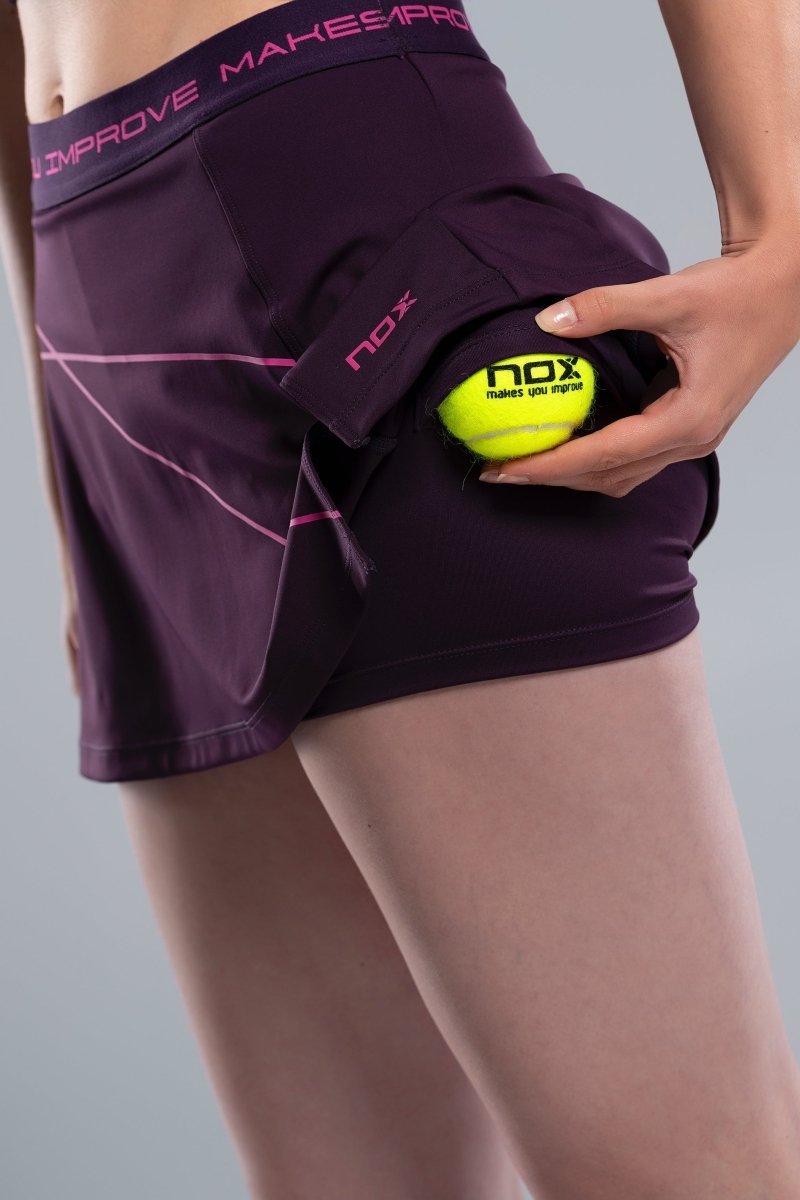 Falda Mujer PRO Deep Purple - NOXfw25Faldas