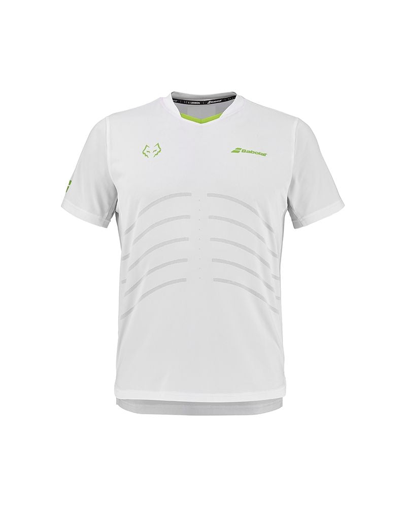 Babolat Camiseta Réplica White/White J. Lebrón 2026