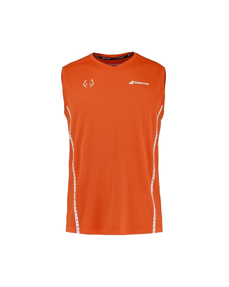 Babolat Camiseta Muscle Red/Orange J. Lebrón 2026