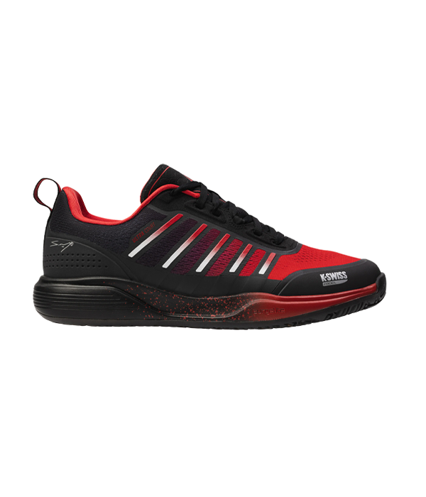 K-Swiss Ultra Court Padel Black/Red 2025 Sanyo Shoes