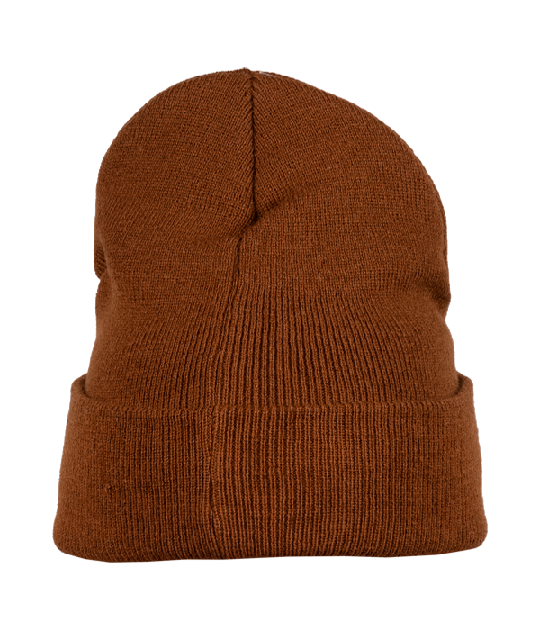 Brown Oxdog Patch Beanie