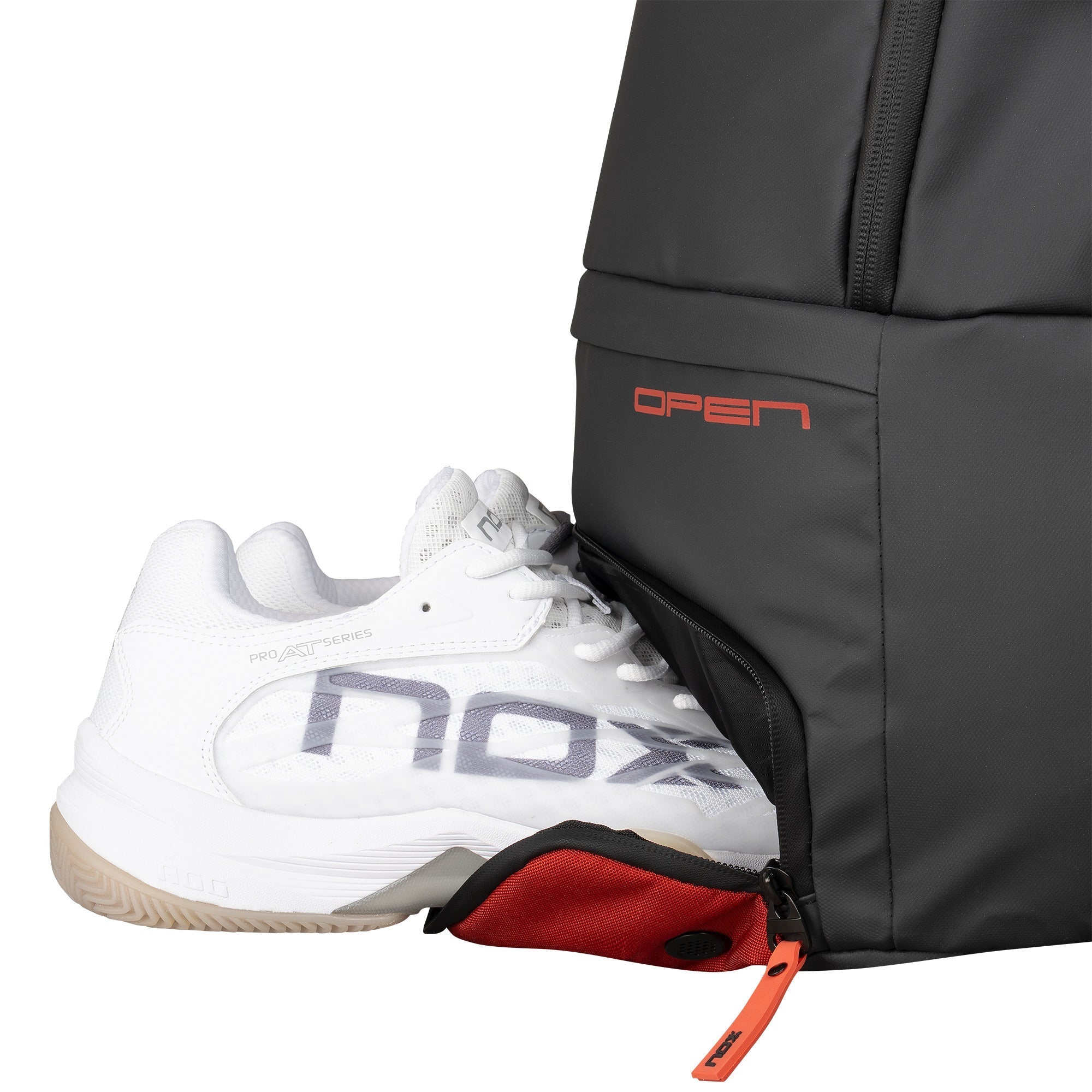 Mochila LUXURY OPEN SERIES negro/rojo - NOX2024Mochilas
