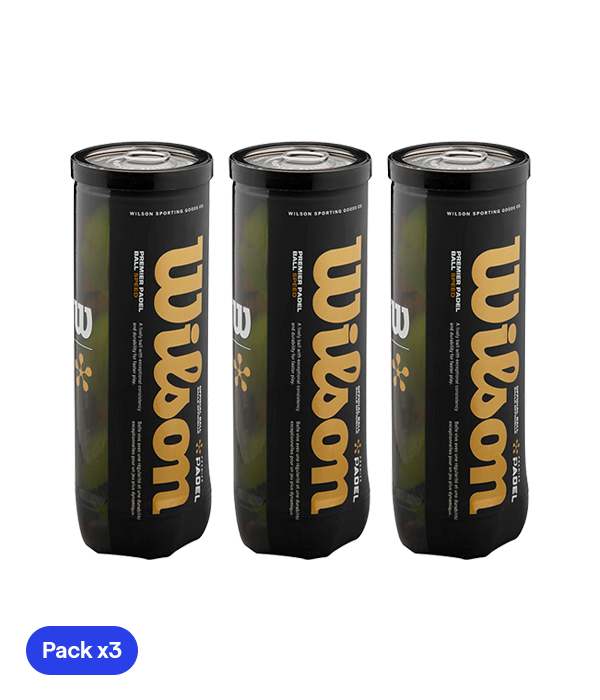 Wilson Padel Premier Speed ​​Balls (Pack x3)