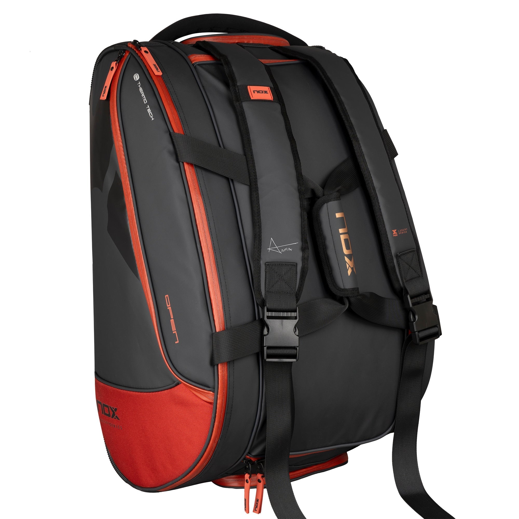 Paletero LUXURY OPEN SERIES negro/rojo - NOX2024Paleteros