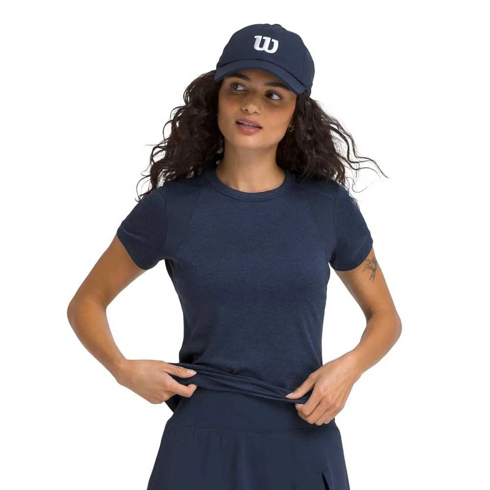 Camiseta Wilson Team Graphic Azul Mujer