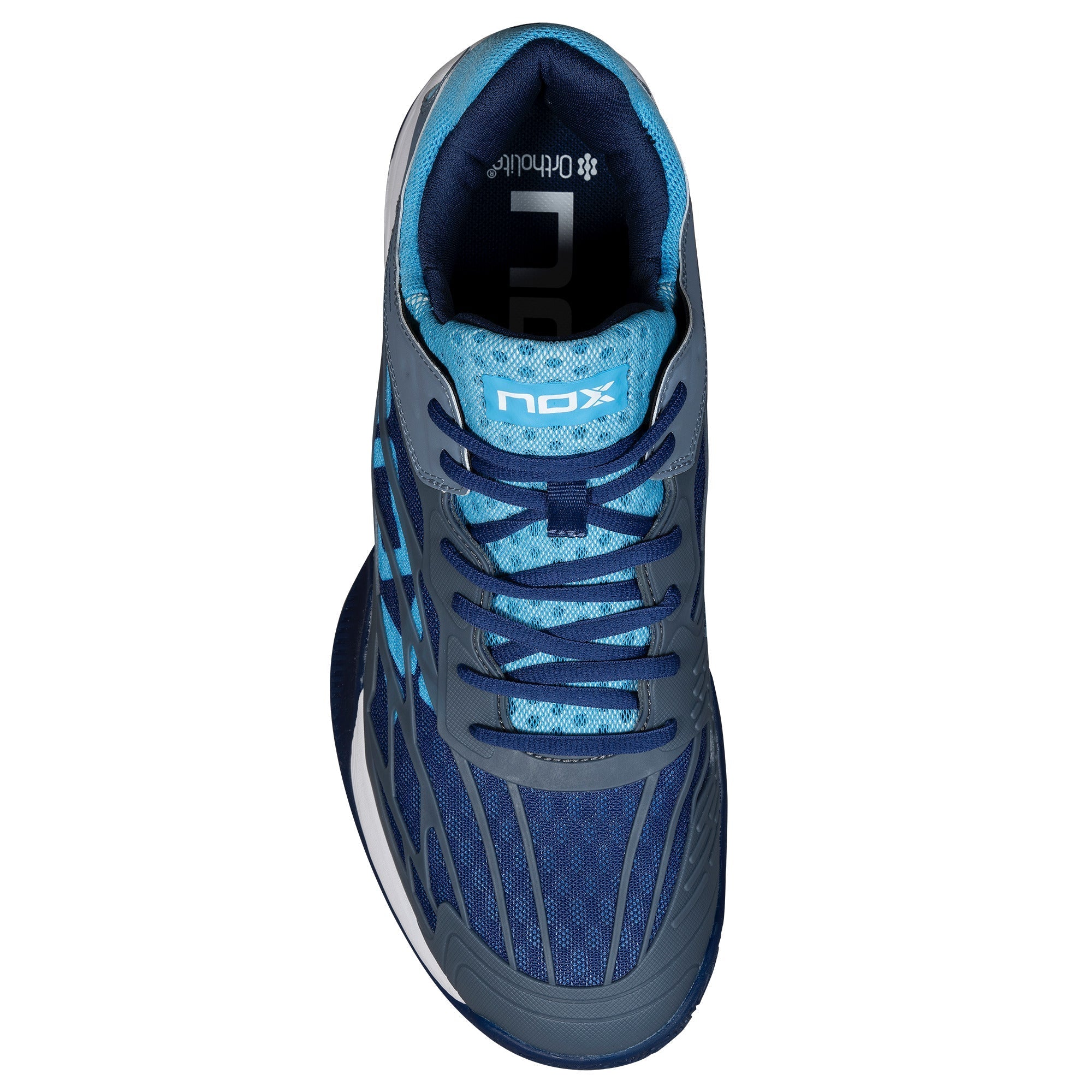 Zapatillas de pádel Nox AT10 LUX Piedra/Azul bonnie - NOX2024Zapatillas